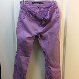 Lilac Jordache super skinny jeans